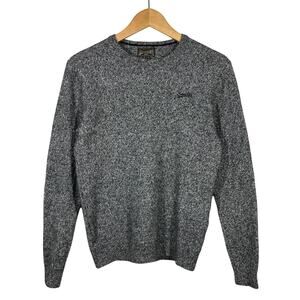 Superdry Sweater Long Sleeve Crewneck Jumper Classic Heritage Dry Knit - S